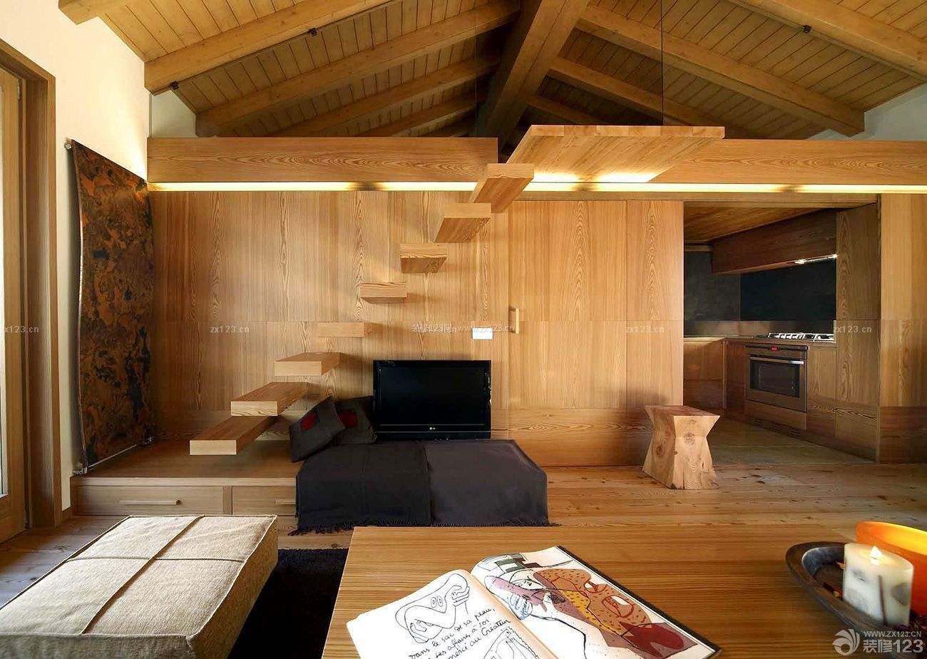 木色的屋内设计
